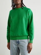 A.PRESSE - Cotton-Jersey Sweatshirt - Green