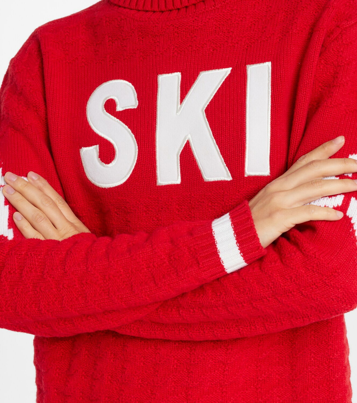 Perfect Moment Glacier wool turtleneck sweater