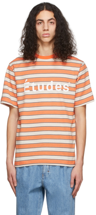 Photo: Études Orange Striped Wonder T-Shirt