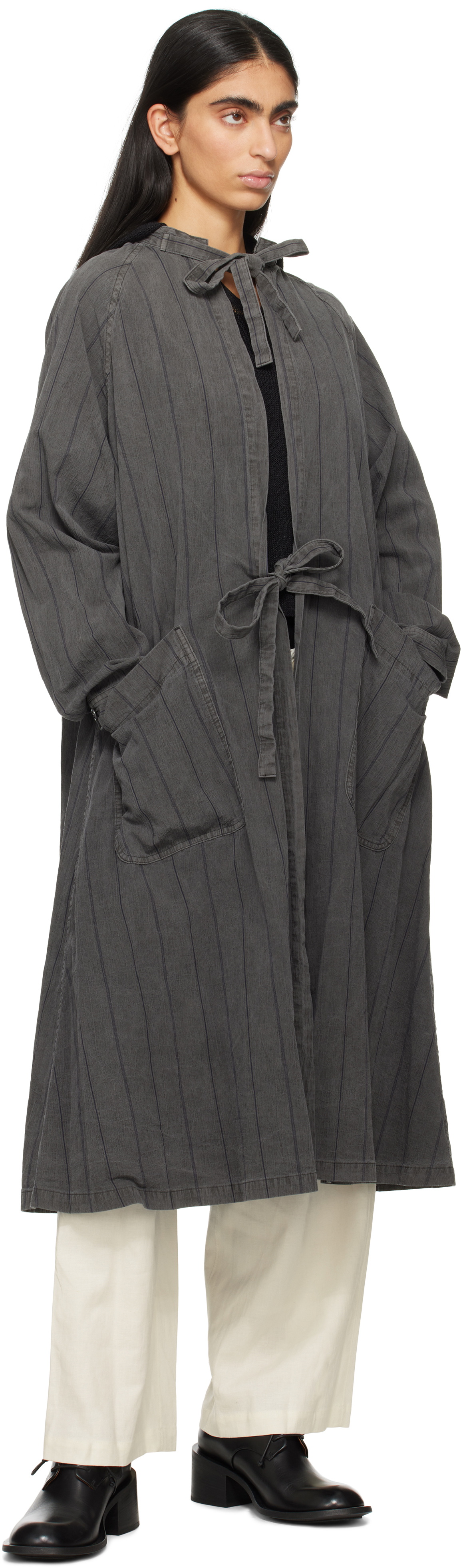Y's Gray Sergical Gown Coat