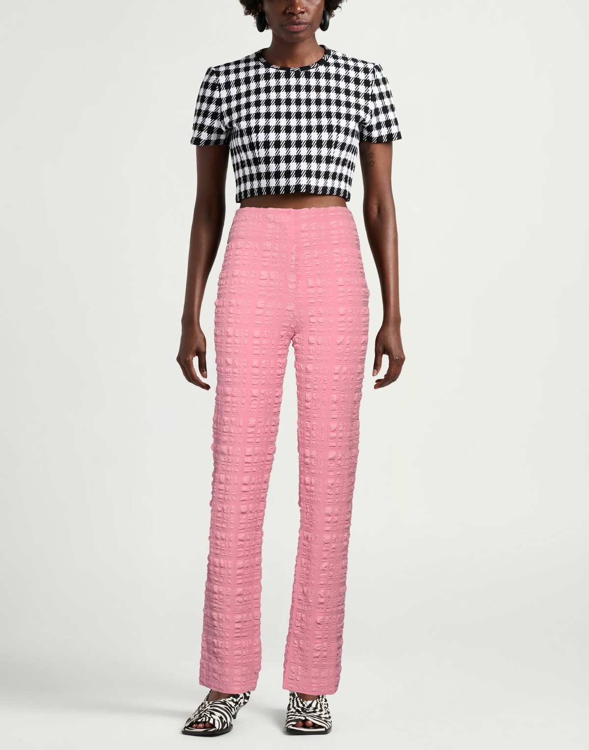 Nanushka Womens Pants in Pink
