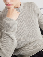 Rick Owens - Fisherman Virgin Wool Sweater - Gray