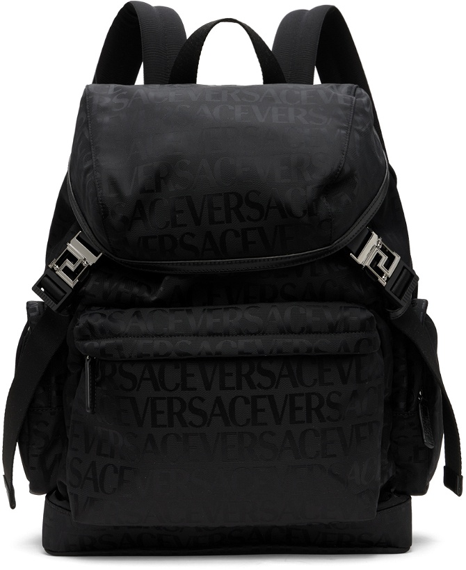 Photo: Versace Black 'Versace' Allover Neo Backpack