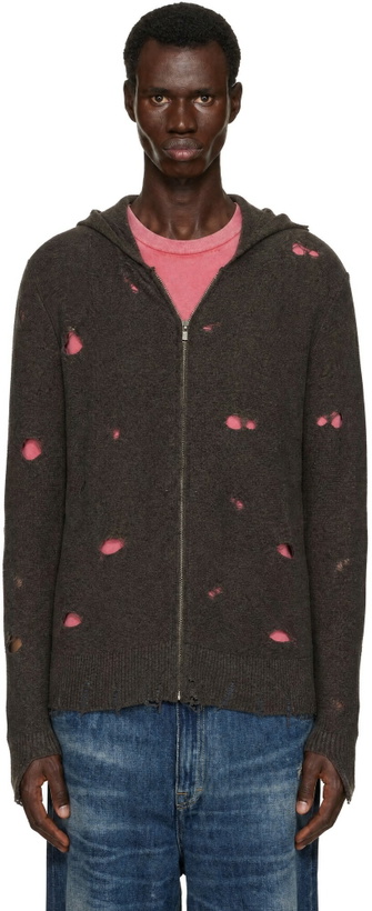 Photo: Gimaguas Brown Mike Zip Up Jacket