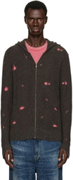 Gimaguas Brown Mike Zip Up Jacket