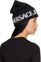 Versace Jeans Couture Black Jacquard Beanie