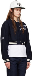 BAPE Navy BAPE STA Bomber Jacket