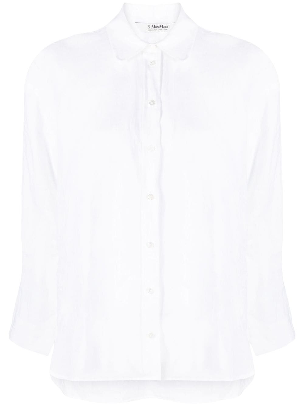 Max Mara Pure Black Linen Sweatshirt main image 1
