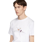 Norse Projects White Daniel Frost Edition Reading T-Shirt