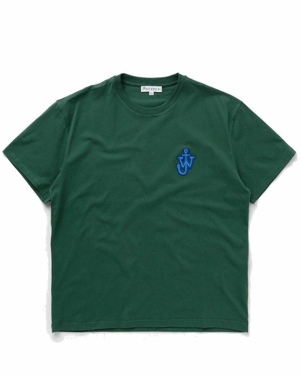 Photo: Jw Anderson Anchor Patch Tee Green - Mens - Shortsleeves