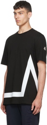 Moncler Black Cotton T-Shirt