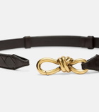 Bottega Veneta Knot Intrecciato leather belt
