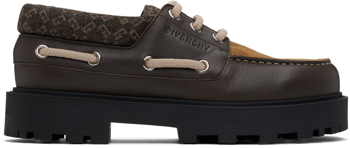 Givenchy Brown Storm Boat Shoes