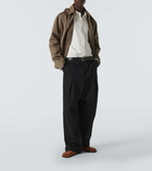 Loewe Low-rise cotton wide-leg pants