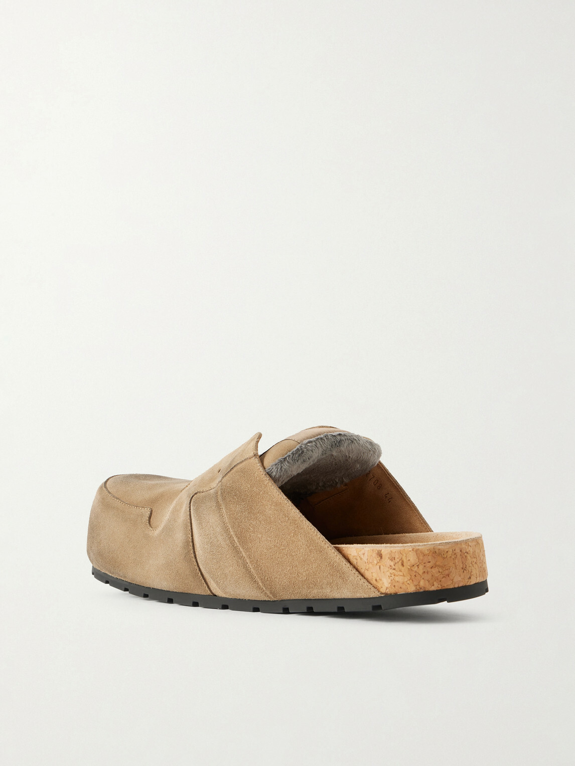 Balenciaga - Dumbo Suede Mules - Neutrals
