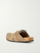 Balenciaga - Dumbo Suede Mules - Neutrals