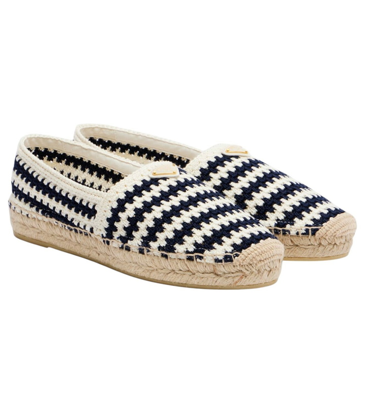 Photo: Prada Crochet espadrilles