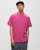 Patta Basic Washed Pocket T Shirt Pink - Mens - Shortsleeves