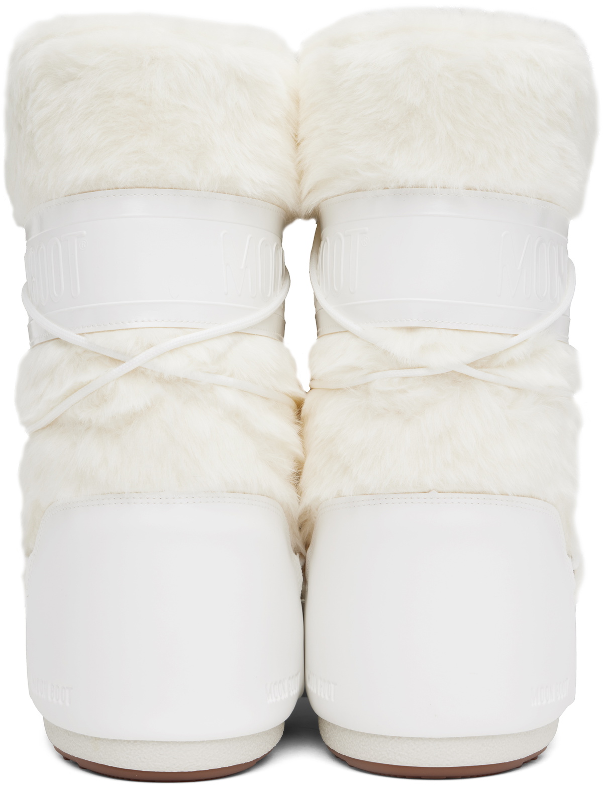 Moon Boot White Icon Faux-Fur Boots Moon Boot
