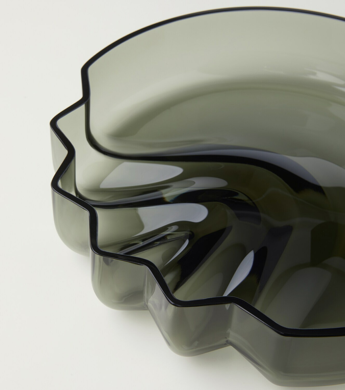 Zaha Hadid Design Pulse glass platter