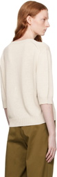 Margaret Howell Off-White Relaxed-Fit Sweater