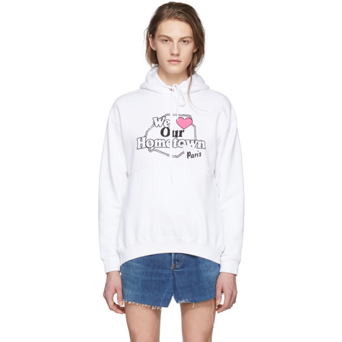 Photo: Vetements White Hometown Hoodie