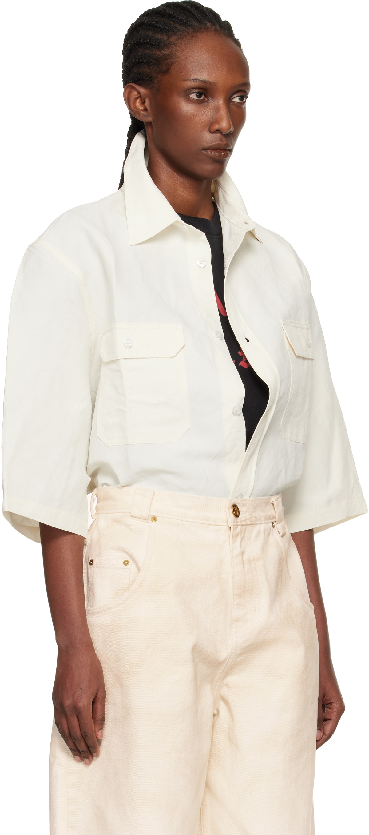 WILLY CHAVARRIA Off-White S/S Corcoran Shirt