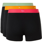 Paul Smith - Three-Pack Stretch-Cotton Boxer Briefs - Black