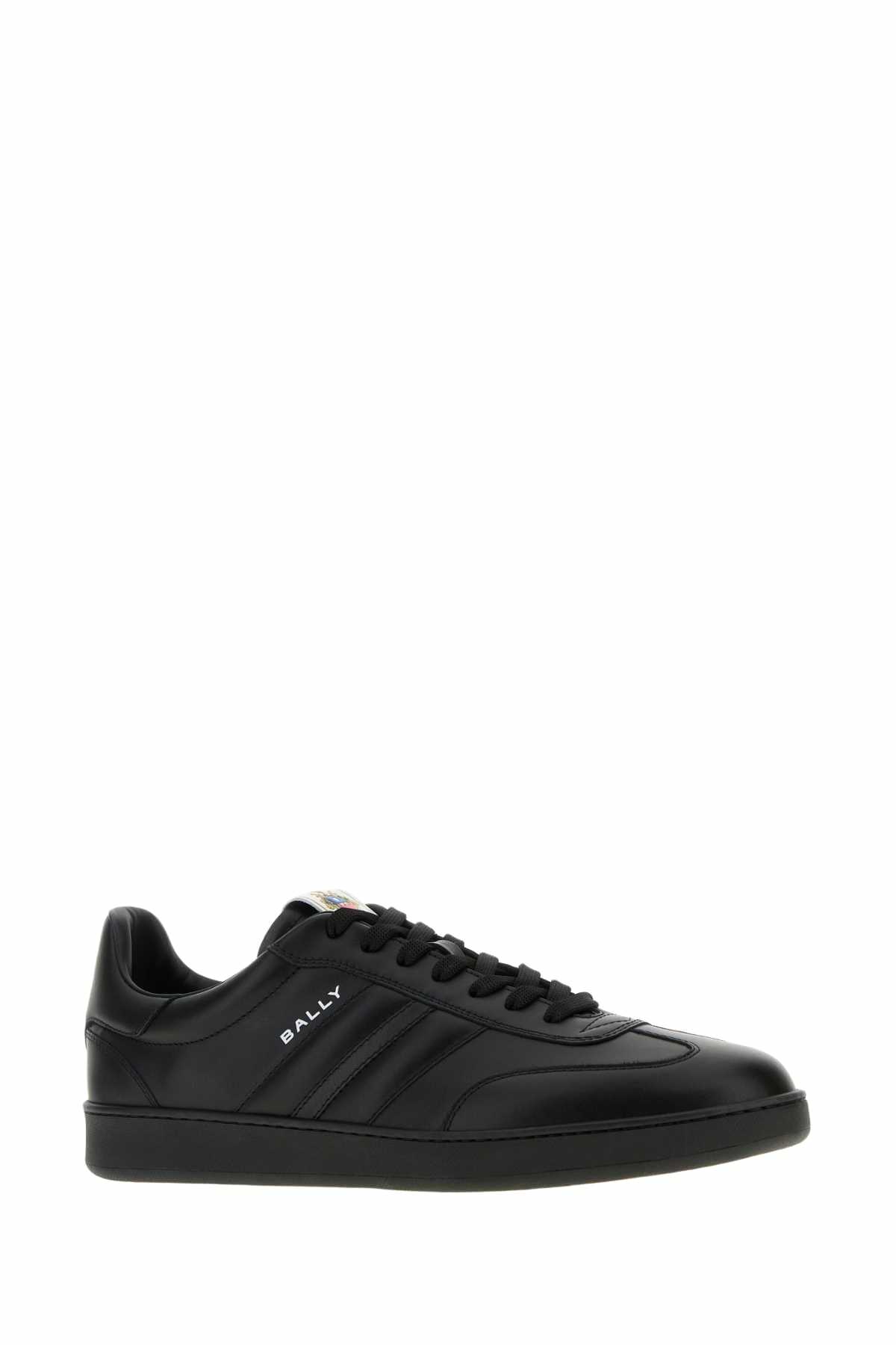 Bally Black Leather Rivy Sneakers