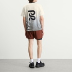 Bandit Men's Drift SS Printed Performance T-Shirt in Undulating Gradient Check/Chalk/Black