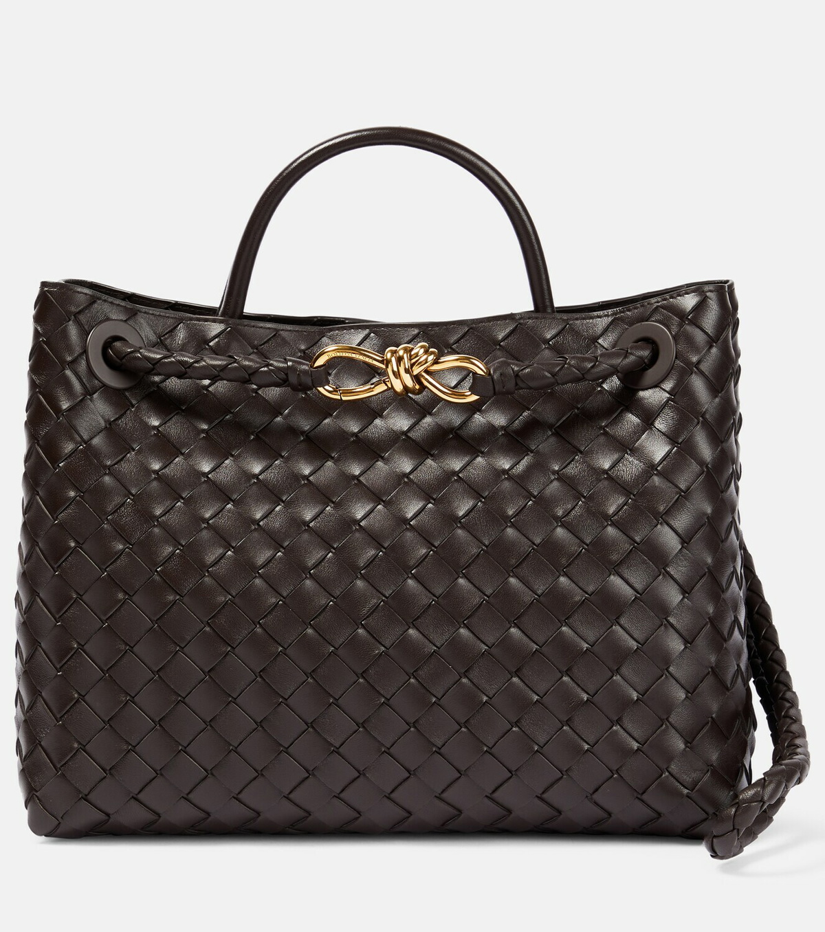 Bottega Veneta Andiamo Medium Leather Tote Bag Bottega Veneta