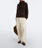 Velvet Kana scarf-detail wool-blend sweater