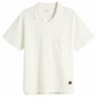Universal Works Men's Piquet Vacation Polo in Ecru