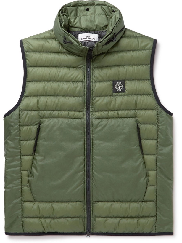 Photo: Stone Island - Quilted Shell Down Gilet - Green