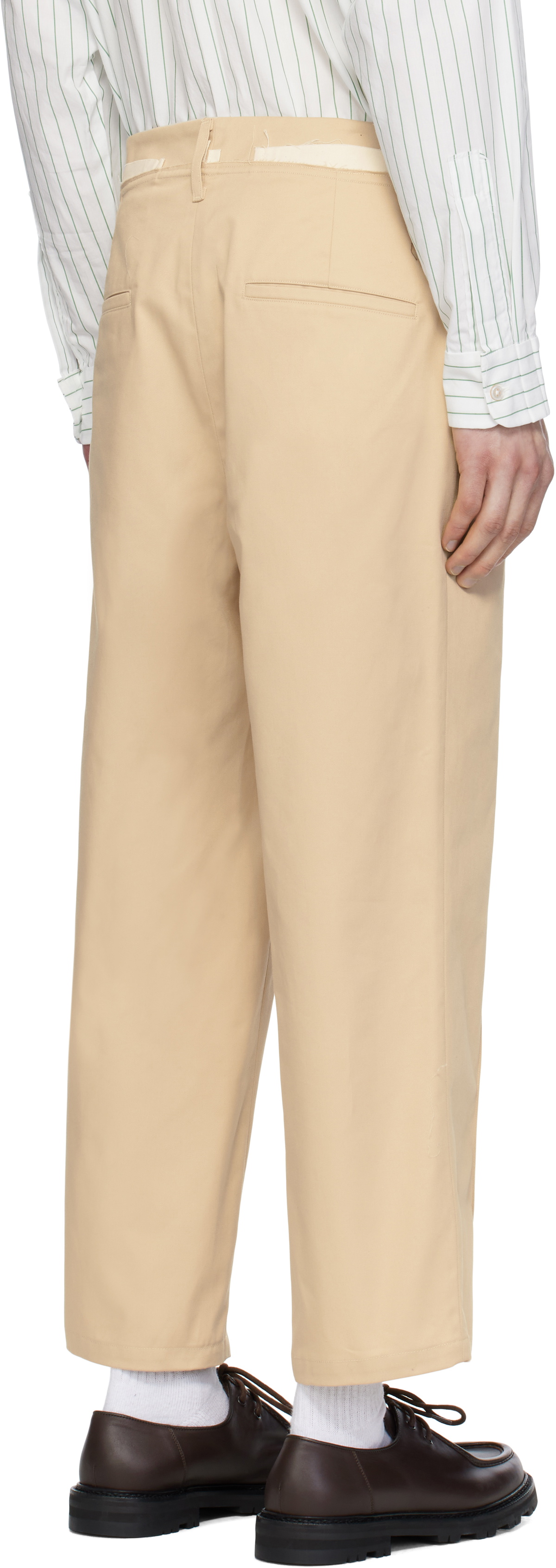 Camiel Fortgens Beige Slack Trousers