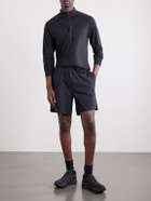 On - Train Straight-Leg 7'' Recycled-Jersey Shorts - Black