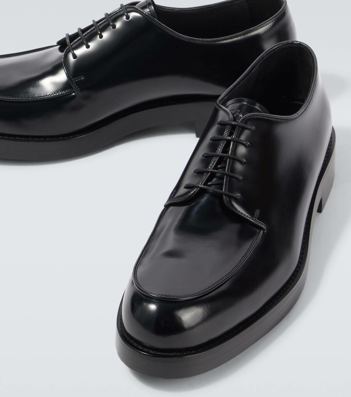 Prada Brushed leather Derby shoes Prada