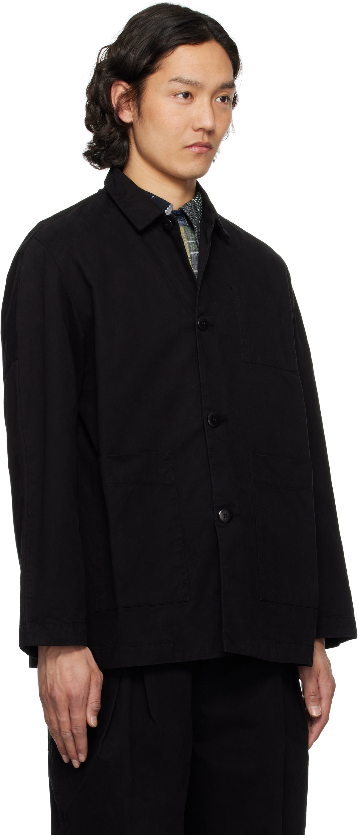 Toogood Black 'The Mechanic' Jacket Toogood