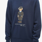 Polo Ralph Lauren Men's Heritage Bear Crew Sweat in Newport Navy