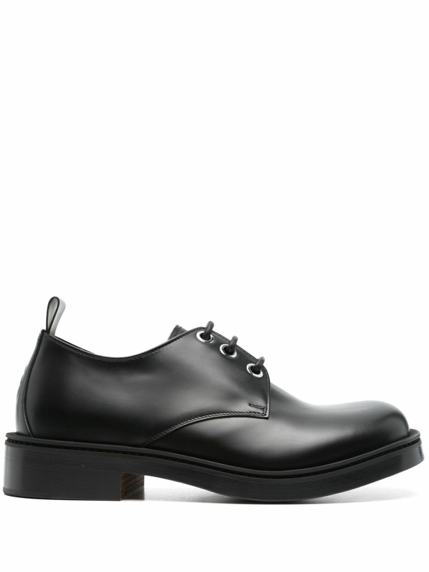 Photo: Alexander McQueen Skull-Embossed Derby Shoes