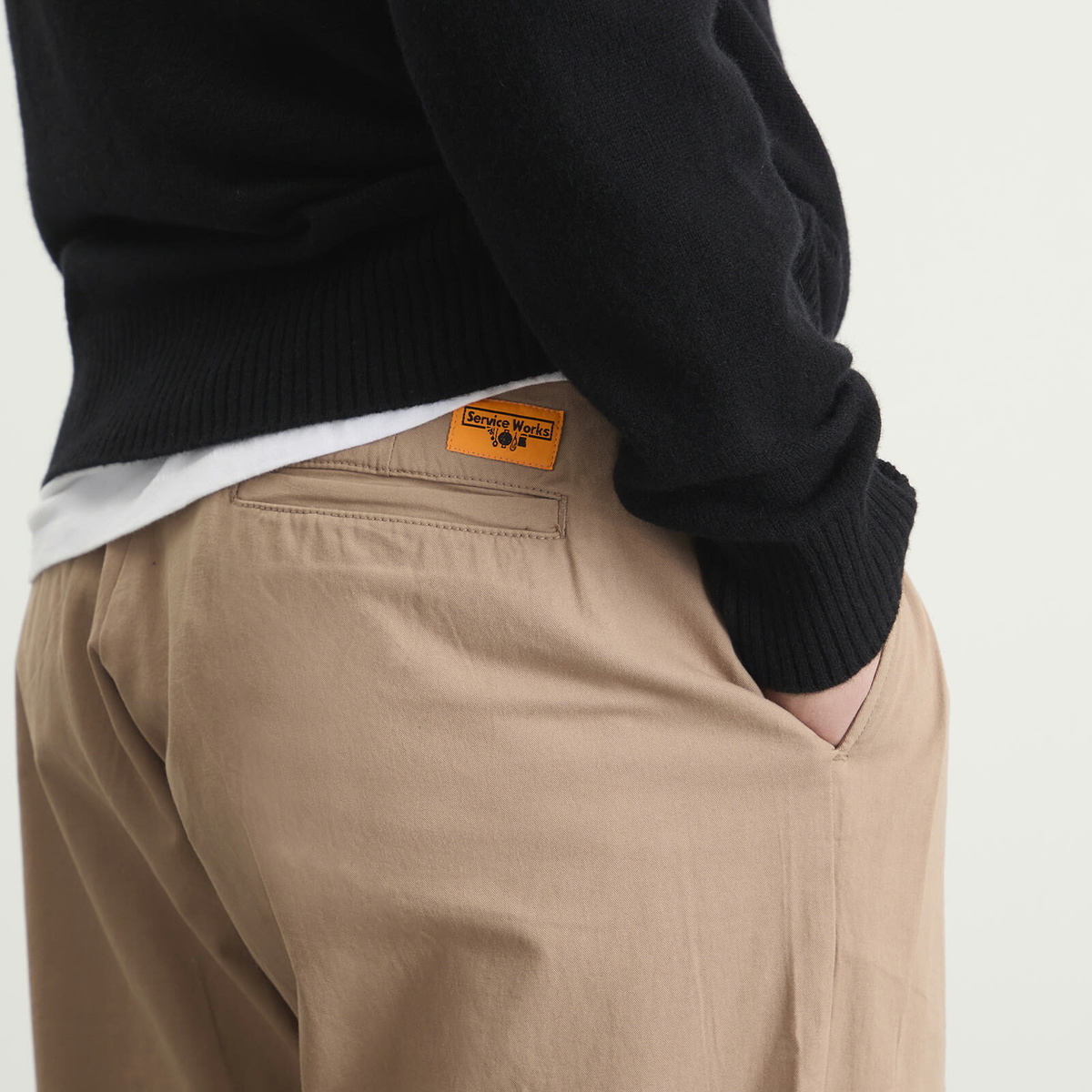 Service Works Men's Twill Part Timer Pants in Mushroom