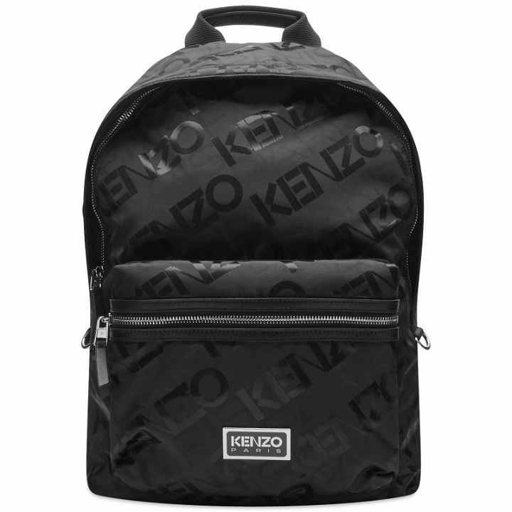 Photo: Kenzo Men's Tonal Logo Backpack in Black 