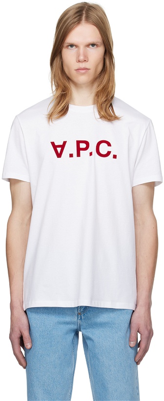 Photo: A.P.C. White VPC T-Shirt