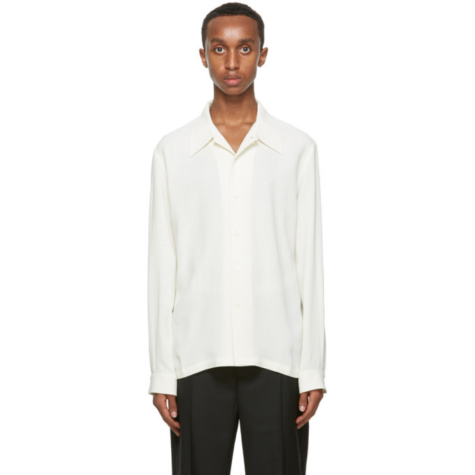 Sefr Off-White Wool Rampoua Shirt