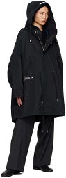 Raf Simons Black Fred Perry Edition Coat
