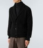 Zegna Waffle-knit cashmere-blend cardigan