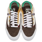Vans Brown and White Old Skool Cap LX Sneakers