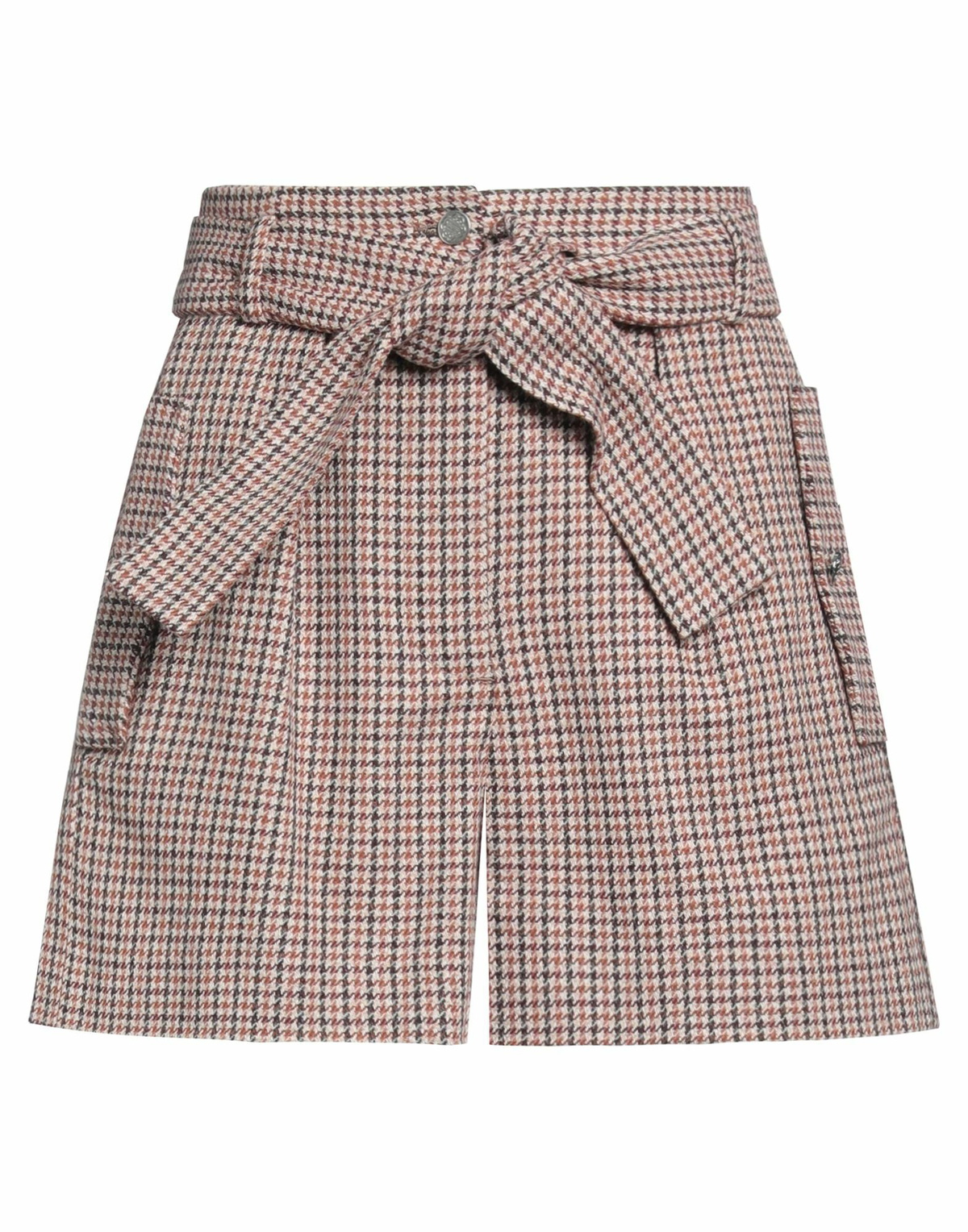 Maje Womens Shorts & Bermuda Shorts Camel