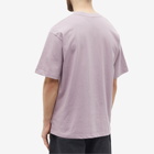 Butter Goods Rounded Logo T-Shirt in Washed Berry