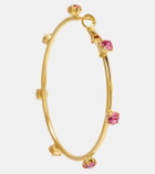 Magda Butrym Embellished gold-plated hoop earrings
